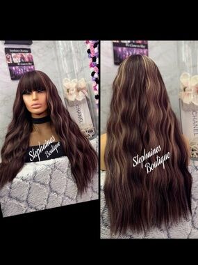 Human Hair Blended Lace Front Wig